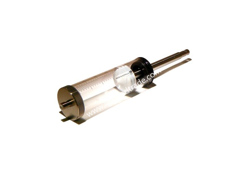 Kloehn 25mL Syringe with 1/4-28 thread w/PTFE plunger tip for V6 Pump 