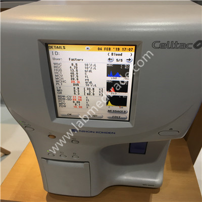99076 Nihon Kohden MEK-6500J/K,MEK-6510J/K Hematology Analyzer